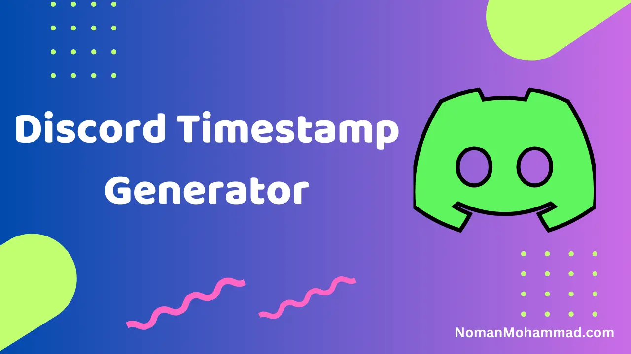 Discord Timestamp Generator